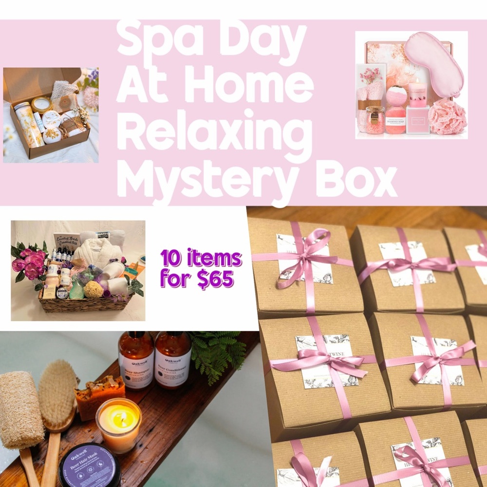 Spa Day At Home Relaxing Mystery Box - NWT self care glow up bath body beauty